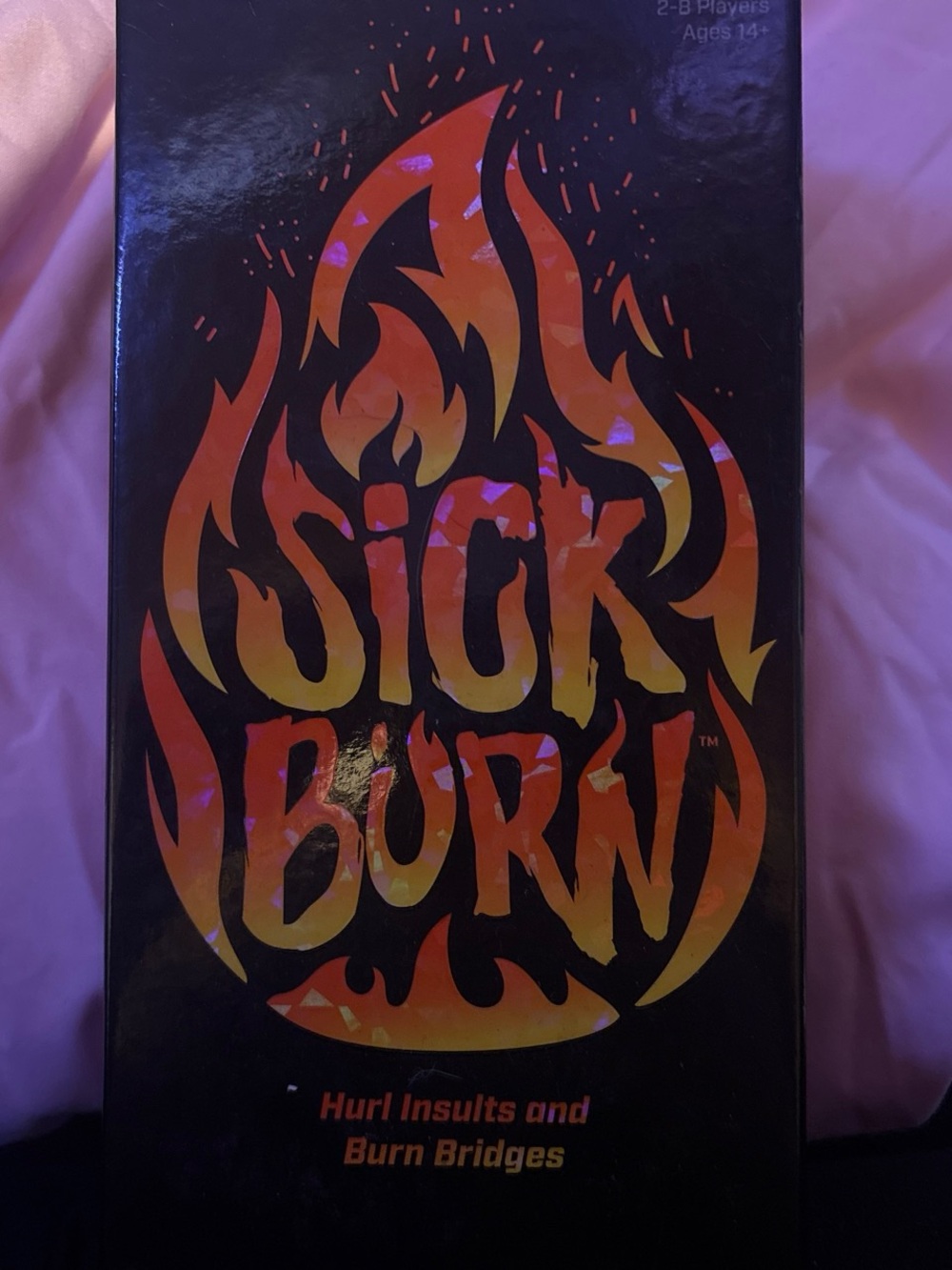 Sick burn card game